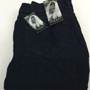 Nine West Average jegging Jeans Dark Blue 6/27 Mission ST Skinny NWT MFG 59.50